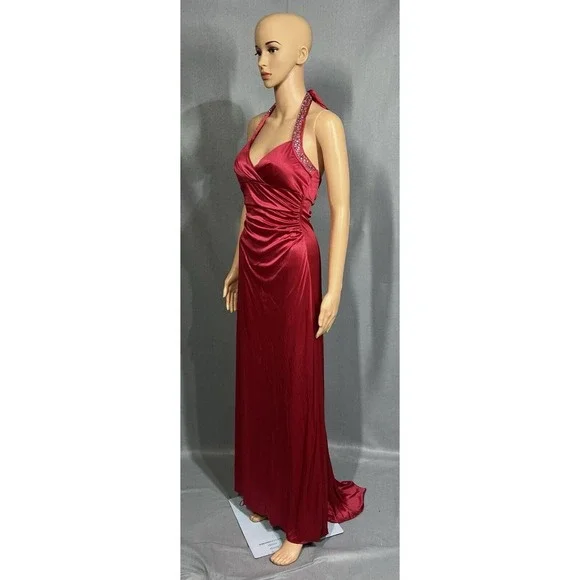 City Triangles Women's Formal Hi Low Red Prom Dress‎ Size S - Picture 4 of 7